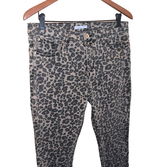 Sts Blue Ellie Leopard Print High Waist Ankle Skinny Jeans - Picture 3 of 9